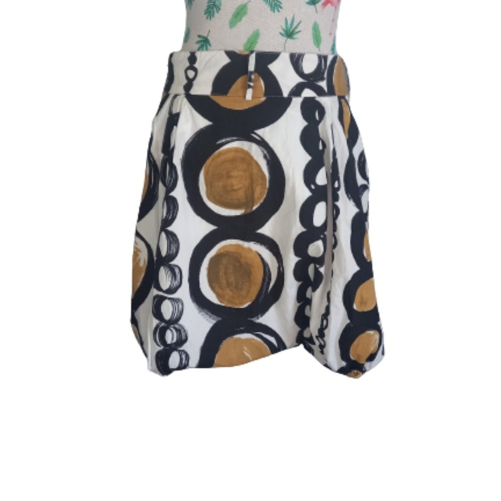 M.N.G Suit (Mango) balloon style skirt with circle print (Size 8) - Picture 5 of 6